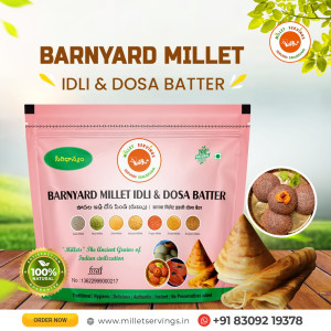 Barnyard Millet Idli & Dosa Batter