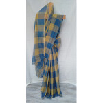 Bobbili Natural Dye  Cotton Saree ( blue)