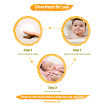 Everyday Orange and Mandarin Shampoo and Body Wash For Babies 60ml