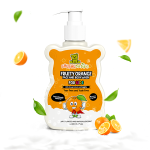 Fruity Orange Face and Body Wash for Kids with Orange and Manjistha 200ml