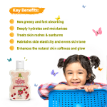 Wild Raspberry Face and Body Lotion for Kids with Raspberry, Shea Butter and Cocoa Butter 60ml